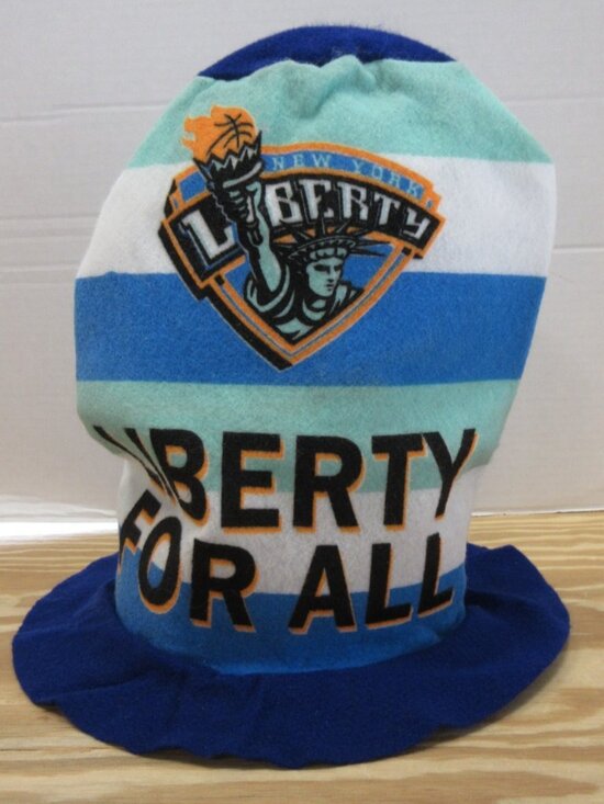 VGT New York Liberty Hat WNBA Fan Giveaway 90s Felt Jester Promo Novelty main image 13